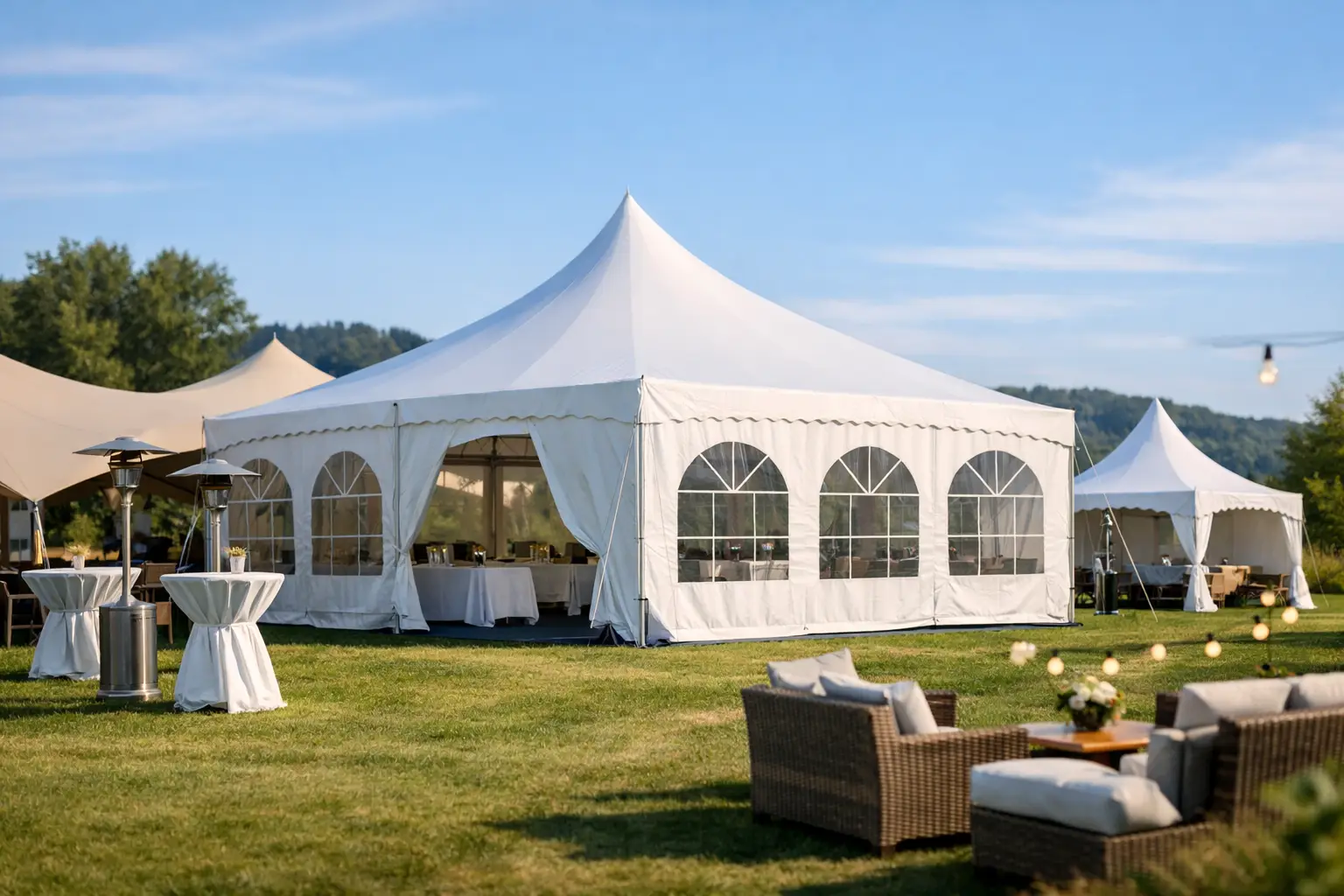 Messezelt für Outdoor Events richtig wählen