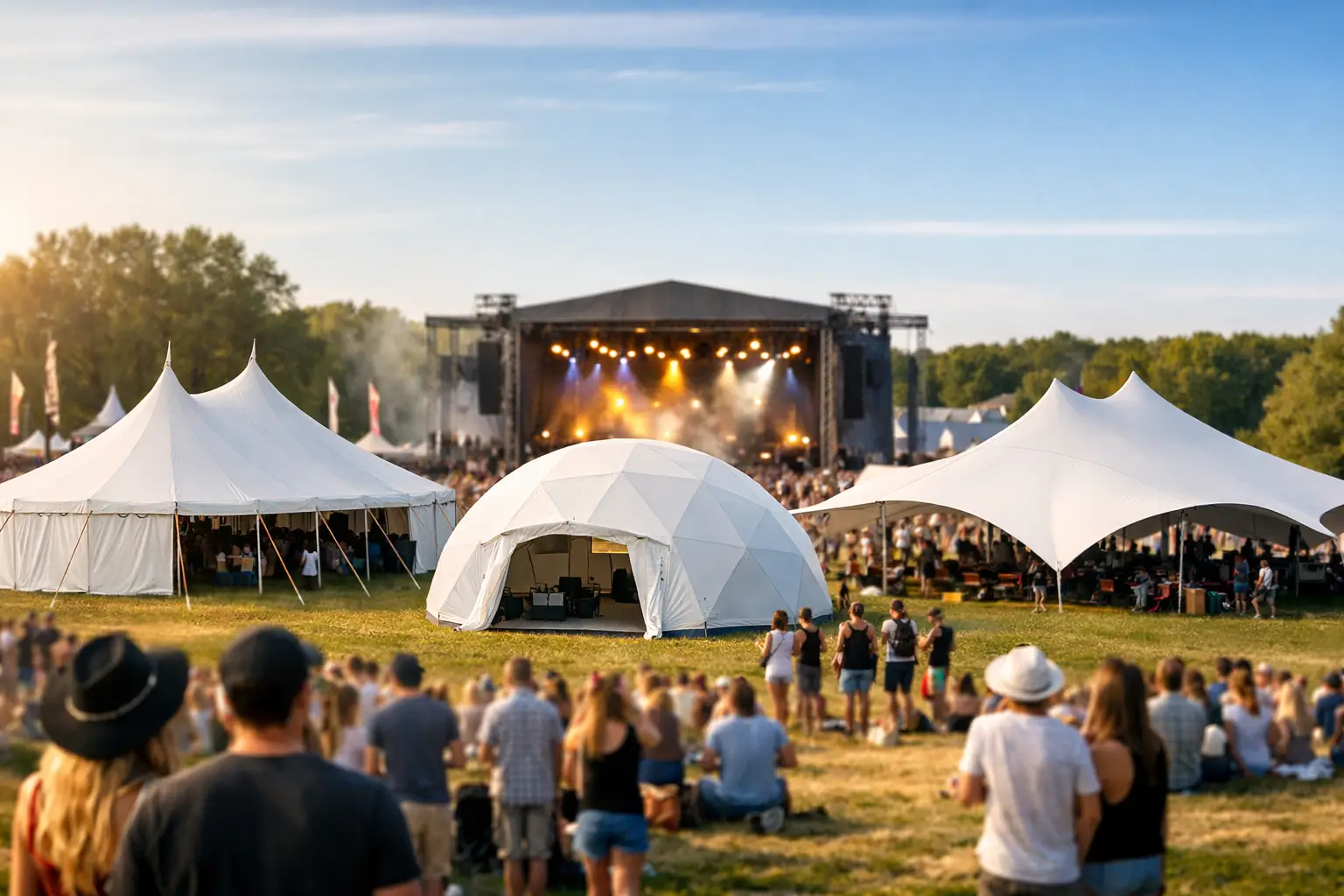 Welches Eventzelt für ein Festival?