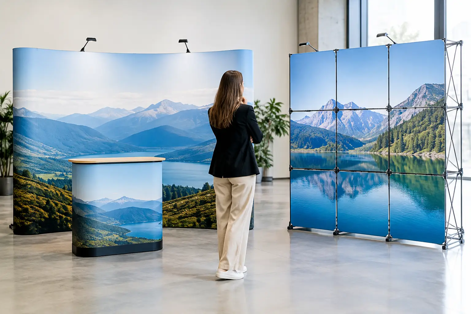 Messewand oder modulare Pop-up-Wand für Events?
